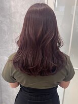 ポジ(poji)&nbsp;韓国風　前髪カット　艶髪　くびれ巻き　サイドバング