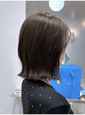 【Tierra美侑】ブリーチ無しで透明感カラーベージュブラウン