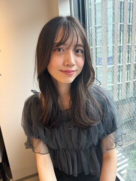 エマ ギンザ(EMMA GINZA) 秋冬人気!ゆるふわロングパーマヘア♪ ナチュラルチョコカラー