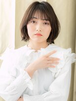 モッズヘア 越谷(mod's hair)&nbsp;大人可愛いくせ毛風黒髪重めボブパーマA0越谷20代30代40代#10