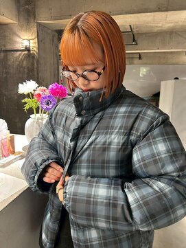 リール(rire) 暗めカラー/デザインカラー/フェイスフレーミング【大須観音駅】