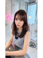 ルームバイシー 新宿(Loom. by Sea)&nbsp;◎トレンド◎ミディアムレイヤー×ショコラブラウン☆