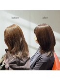 白髪染め　髪質改善　カラー専門店　リタッチ　ヘアカラー　塚口