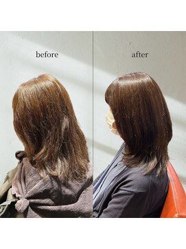 ウル 塚口店(uru) 白髪染め　髪質改善　カラー専門店　リタッチ　ヘアカラー　塚口