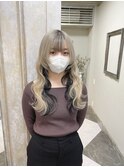 艶髪　インナーカラー　デザインカラー