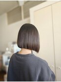 切りっぱなしボブ