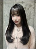 オリーブグレー×小顔【ココアベージュ/】