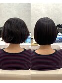 【50代】広がるボブにもsinsストレート