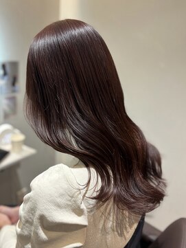 ピンクベージュ血色感カラー