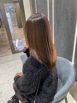 シュヴーブリヤン(cheveux brillants)&nbsp;【美髪縮毛矯正】乾かすだけで上品で色気のある後ろ姿ロングヘア