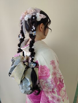 ウィット アンド ラファム Wit &La Famme 振袖ツインテール