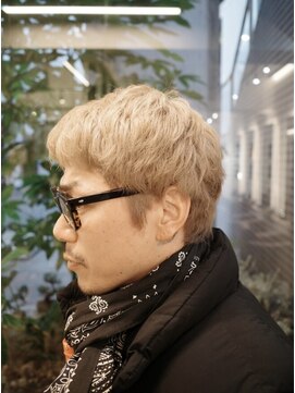メンズヘアーログ 錦糸町(Men's hair L.O.G) メンズ　ハイトーンカラー