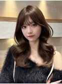 上品可愛い◇韓国くびれヘアショコラグレージュ