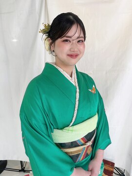 オブヘアージユウガオカ(Of HAIR Jiyugaoka) 【成人式後撮り】