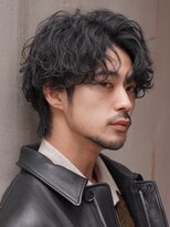 フィフス(fifth)&nbsp;原宿メンズパーマサーフカール波巻きパーマセンターパートウルフ