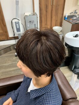 ヘアー トコトコ(Hair toko toko)の写真/グレーカラーはコラーゲン配合☆白髪を隠すだけじゃなくオシャレカラーも楽しめるのが嬉しい♪