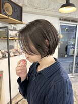 セッション(SESSION) 丸みショートボブ/オリーブブラウン