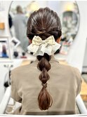 シックな編みおろし