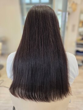ヘア アンド ブライダル ノア(hair&bridal noah) 艶髪ストレート髪質改善ロング黒髪ツヤ大人女性