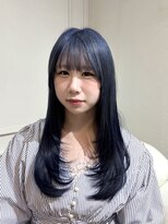 オーロ(ORO)&nbsp;ブルーグラデーション×レイヤーカット/10代・20代・30代・40代