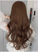 透明感ブラウンベージュ【新宿駅/レイヤーカット】
