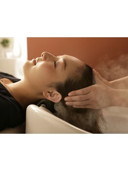 個室空間で上質ヘッドスパが体験できる◎頭皮環境を整えつつハリ・コシのある髪の毛へと導きます…。