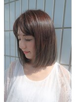 オーストヘアー リュウール(Aust hair Lueur)&nbsp;伸ばしかけボブ_ストリートスタイル