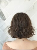 柔らかカーキベージュボブ＊Zina CENTRAL 