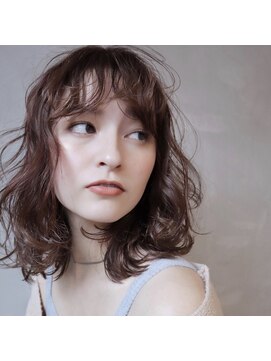 アグランテトラ 野田阪神店(a Gland tetra) 大人可愛い外国人風モードウェーブ×ピンクブラウン　20・30代