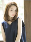 内巻きワンカールボブ