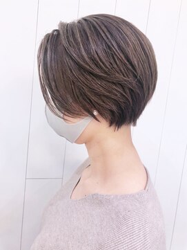 アイティーバイアルバム 八王子店(IT by ALBUM) オリーブアッシュショート_マロンベージュ_ba329511