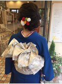 ヘアセット+振袖着付け