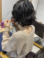 コフィー バイ メルト 吉祥寺(cofy by melt)&nbsp;【三ツ井純】くしゃっと無造作ボブパーマ簡単オイルスタイリング