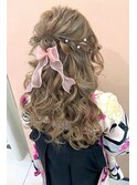 ～成人式 結婚式ヘアセット ハーフアップ～【大阪 梅田】