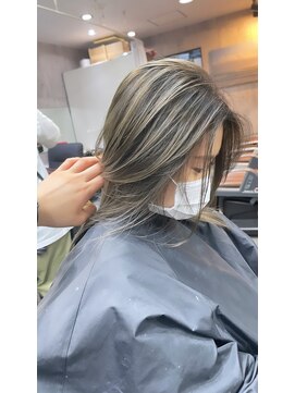 ラフ(LAFF) #黒髪#ボブルフ#ネビージュ#小顔#ワンレン