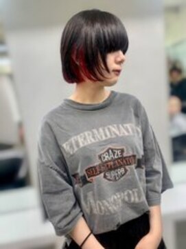 ディア(.eer) 【.eer/ディア】インナーカラー/赤×黒