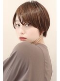 【 Ｉ. 】30代からの襟足すっきり前下がりショートボブ　川口