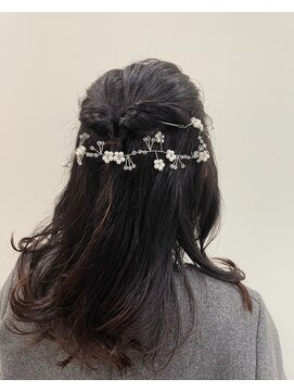 ファム 五日市店(femme) ハーフアップアレンジ