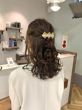 リンリン 天文館(rinrin) ハーフアップヘアアレンジ