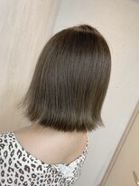 グロス 心斎橋(GLOSS)&nbsp;【GLOSS心斎橋】切りっぱなしボブ×アッシュカラー