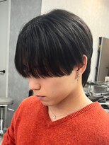 エルマーク 枚方(L-MARK)&nbsp;黒髪マッシュナチュラルマッシュメンズヘア韓国ツーブロック