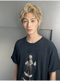 アップバングショート ハイトーンショート 落合陽世