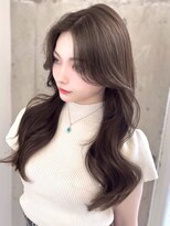 アイシー 表参道(ICY)&nbsp;韓国トレンド＊結んでも可愛いお顔まわりカットレイヤーロング