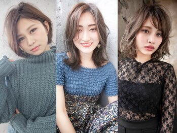 ヘゼリヒ(gezellig)の写真/【天神駅徒歩5分】"プライベート空間×自然な美髪"が叶う人気美容師のプロデュースサロン