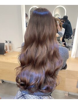 ジーナ 船橋(Zina) 髪質改善*ロングレイヤーグレーベージュ*美髪【Zina船橋】