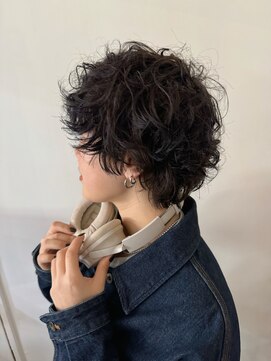 ナループロアオハナ(Nalu pu loa ohana) ショートパーマ/パーマ/ショートウルフ/ウルフパーマ/表参道