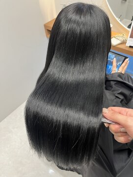 ベッカン 新宿店(BEKKAN) 縮毛矯正+リンゴ幹細胞+髪質改善+5リセット