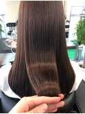 20代30代大人可愛い髪質改善酸性ストレート韓国ヘア透明感
