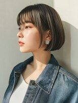 グランリンク(Grand Link)&nbsp;【抜け感×洗練】透け感バング×シンプル上質ボブ