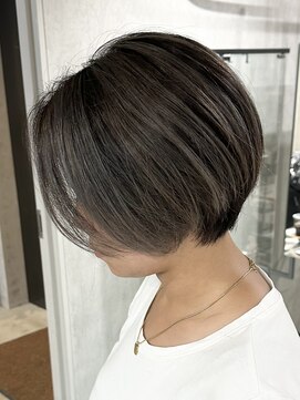 ラック(LUCK) バレイヤージュ/船橋/くすみベージュ/細めハイライト